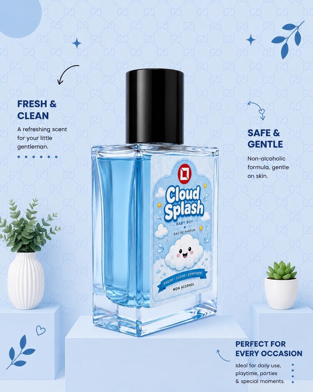 Cloud Splash – Soft & Fresh Fragrance for Boys