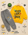 🚀 Never Look Back Kids Winter Sweatshirt & Jogger Set