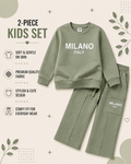 Milano Italy Premium 2-Piece Kids Sweatshirt & Trouser Set