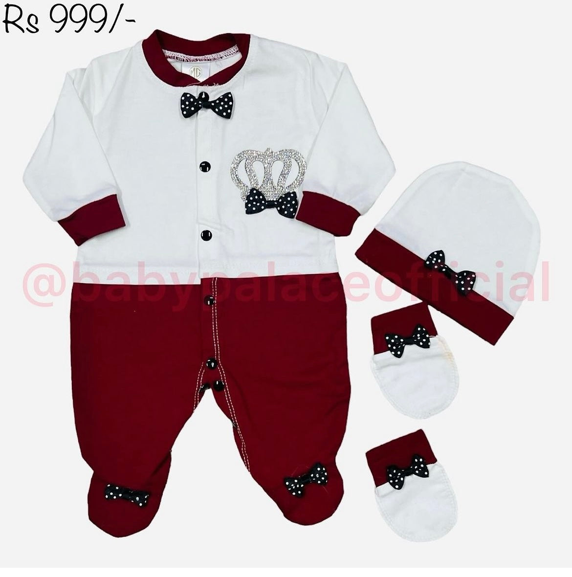 4 piece prince style romper