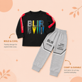 Boys Bold Graphic Sweatshirt & Jogger Set