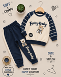 🧸 Boys Fancy Baby Bear French Terry Tracksuit Set