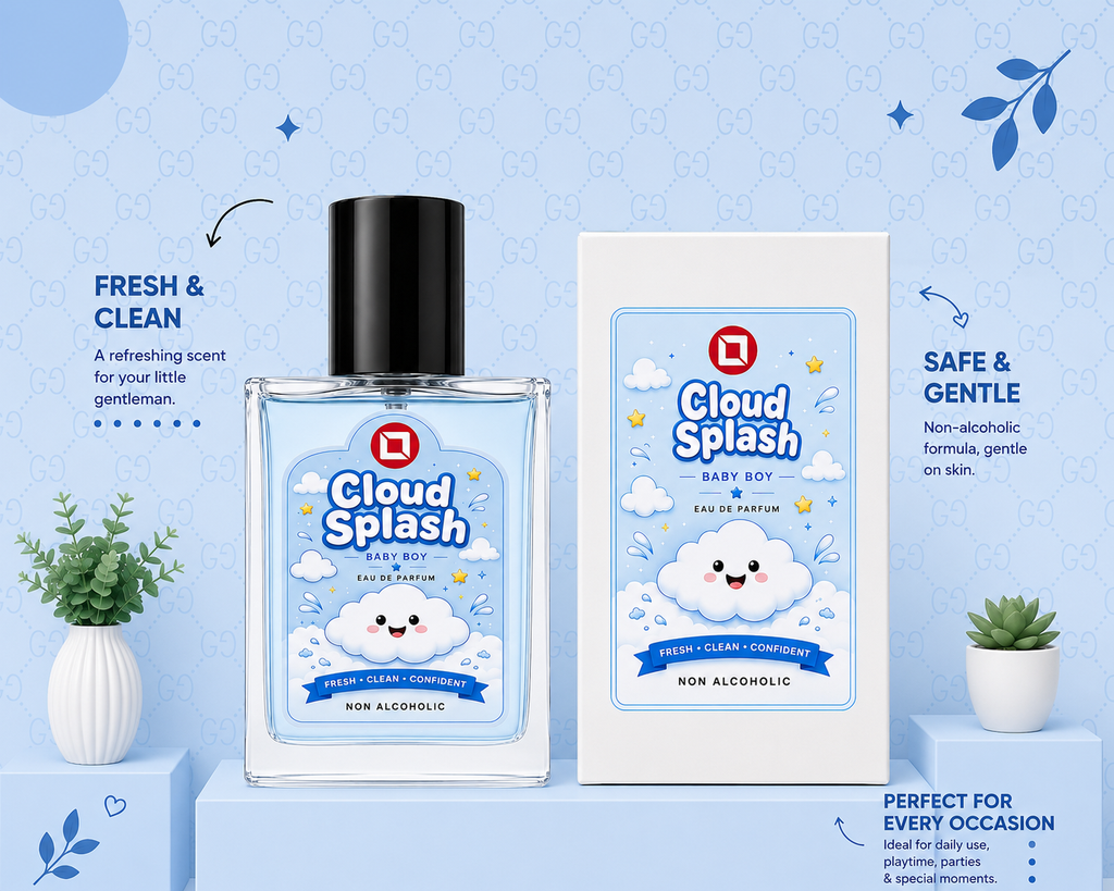 Cloud Splash – Soft & Fresh Fragrance for Boys