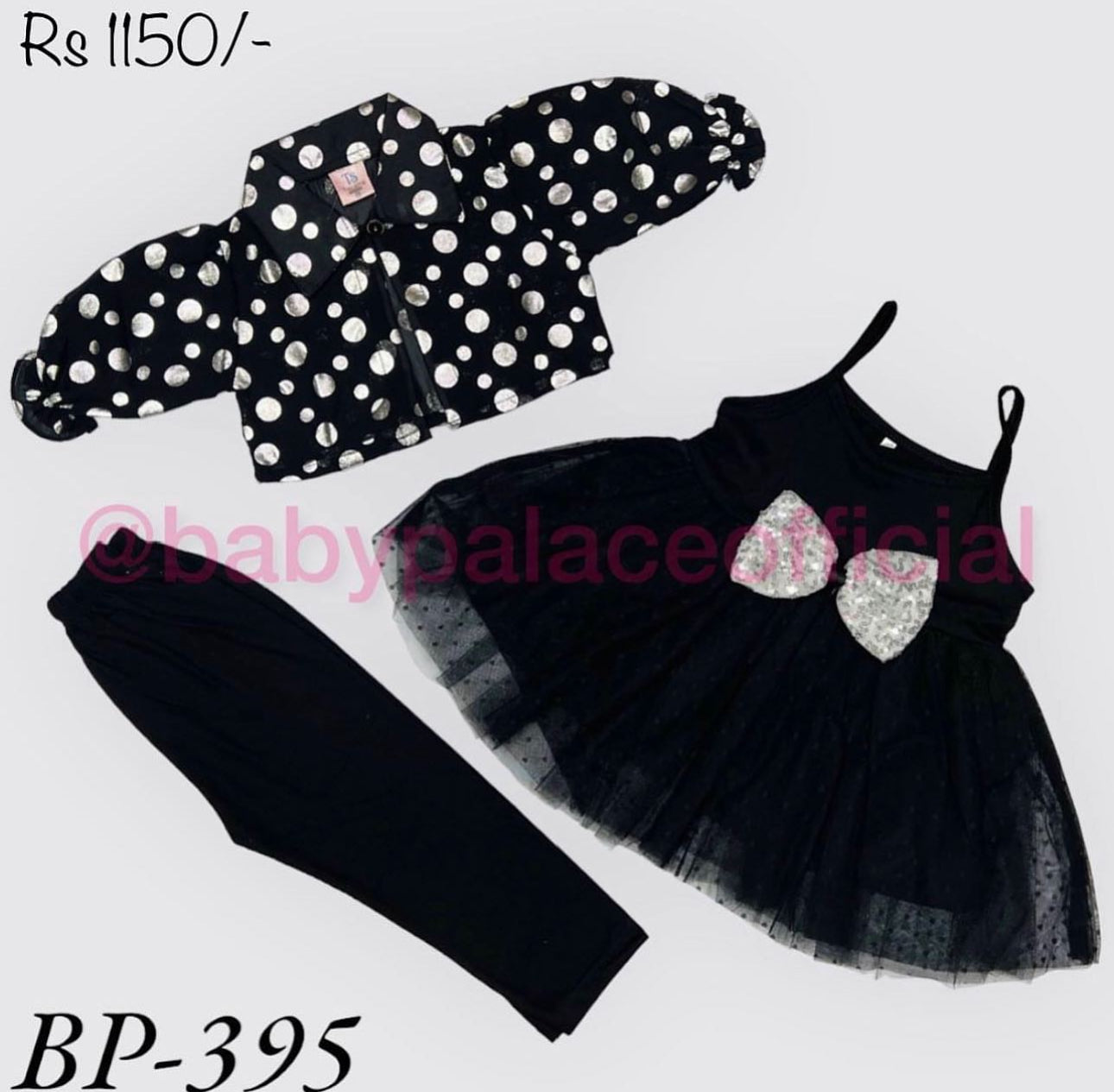 3 Piece Polka Dot Frock