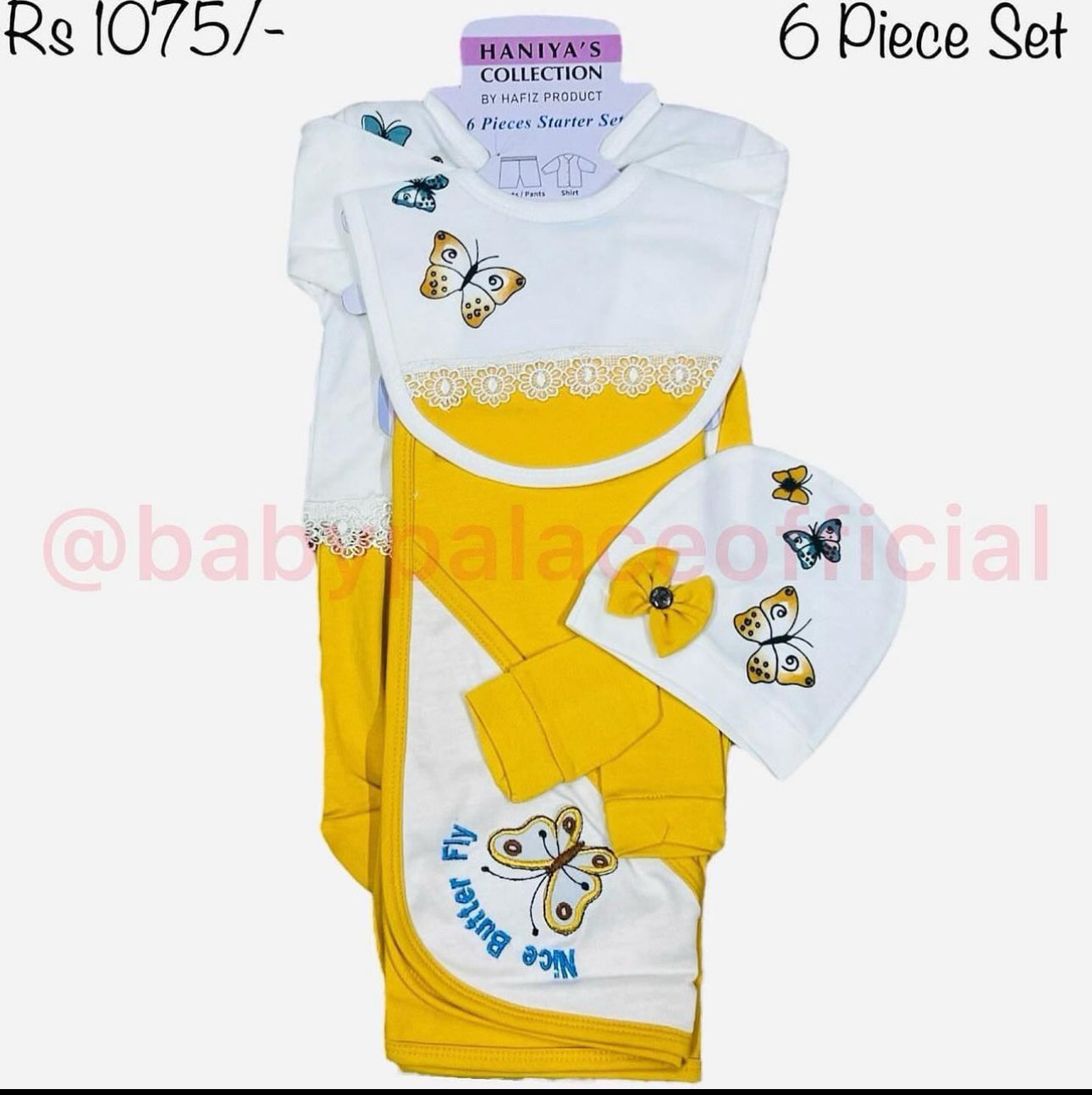 6 Piece New Born Set