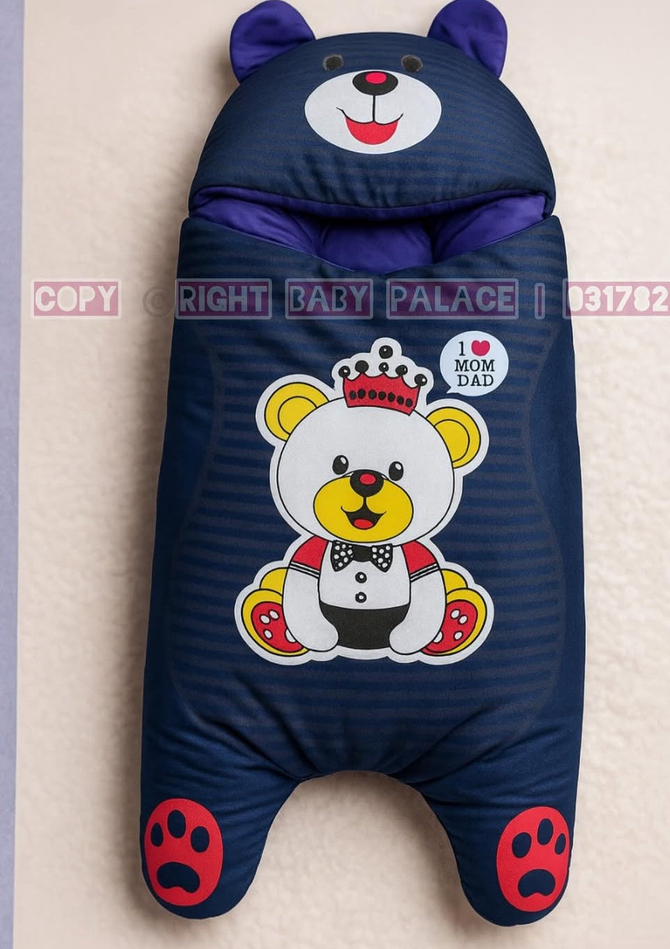 Bear themed sleeping bag