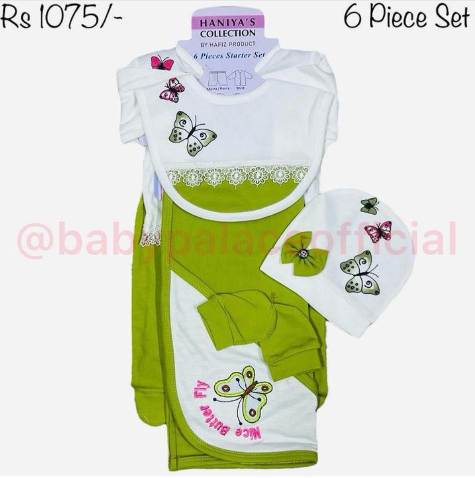 6 Piece New Born Set