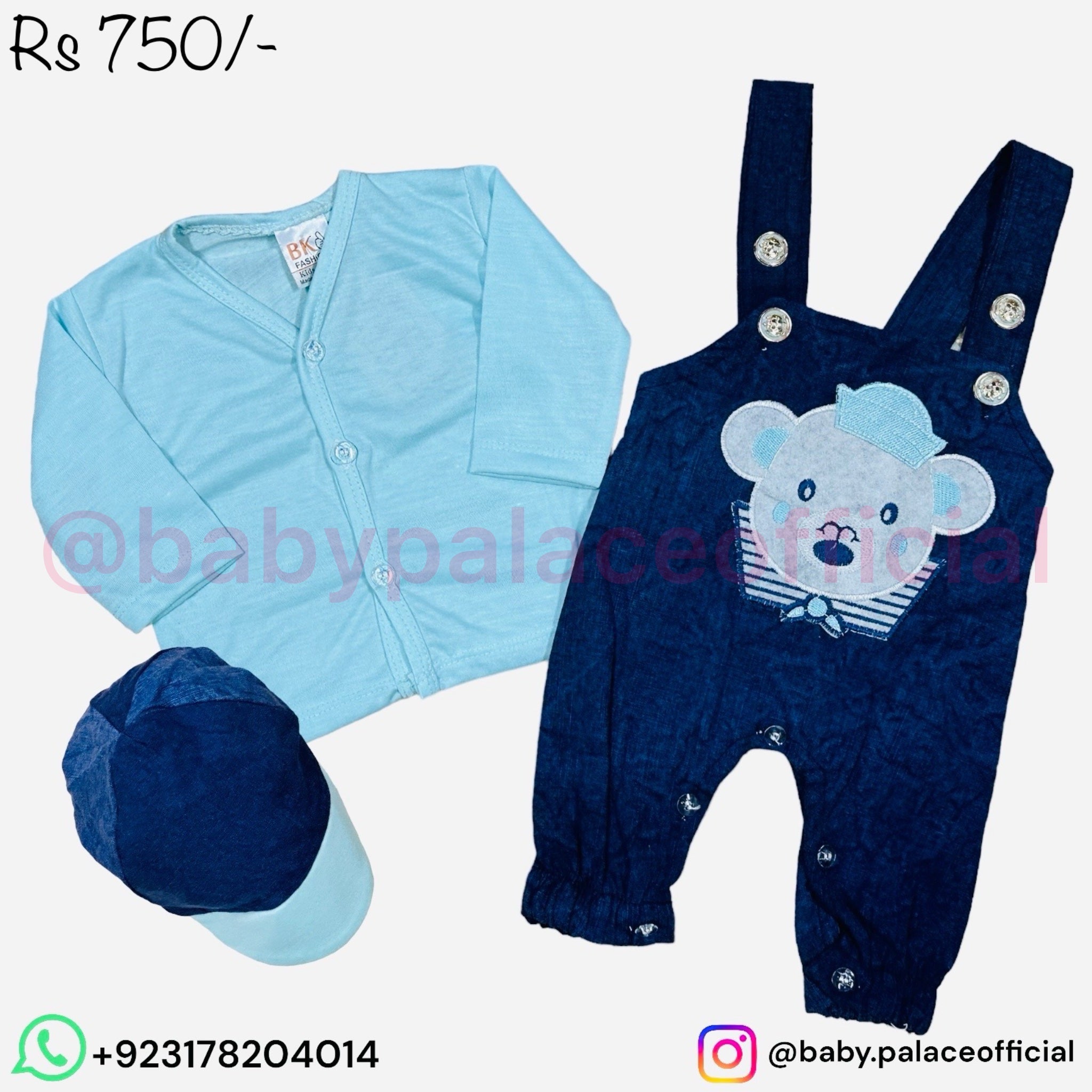 3 Piece teddy Romper