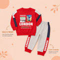 Boys London Graphic Sweatshirt & Jogger Set