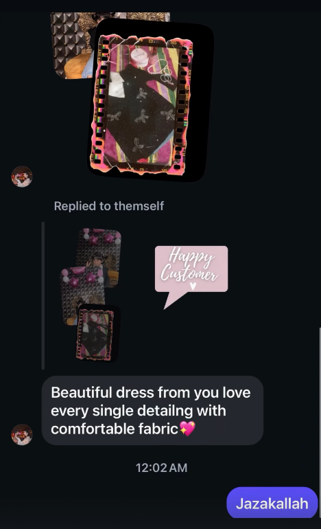 Customer review screenshot