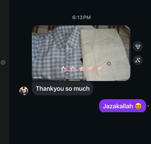 Customer review screenshot