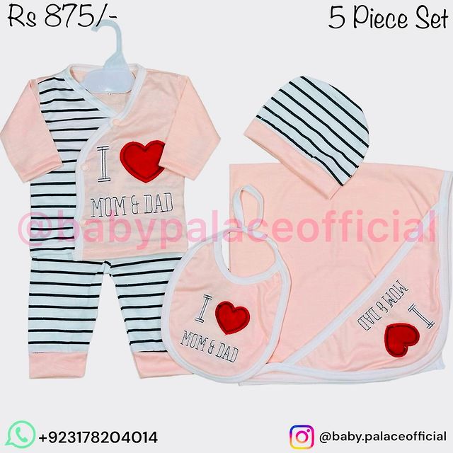 NEW BORN 5 PIECE SET