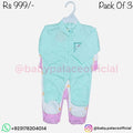 PACK OF THREE ROMPERS