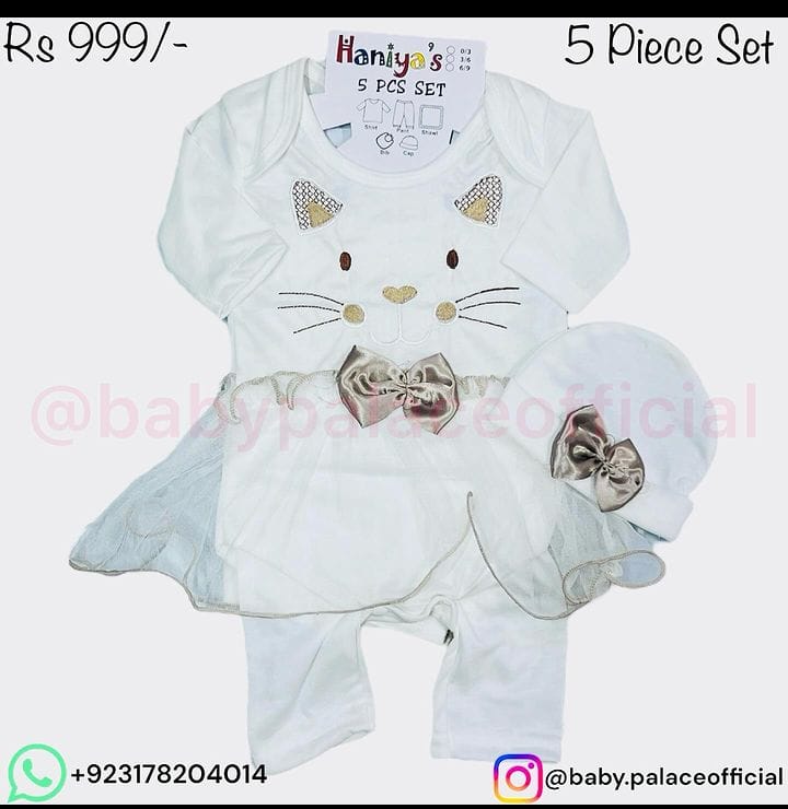 5 piece set outfit new born
