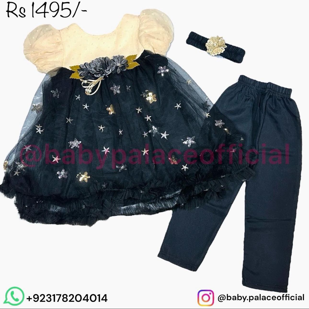 2 piece frock with band