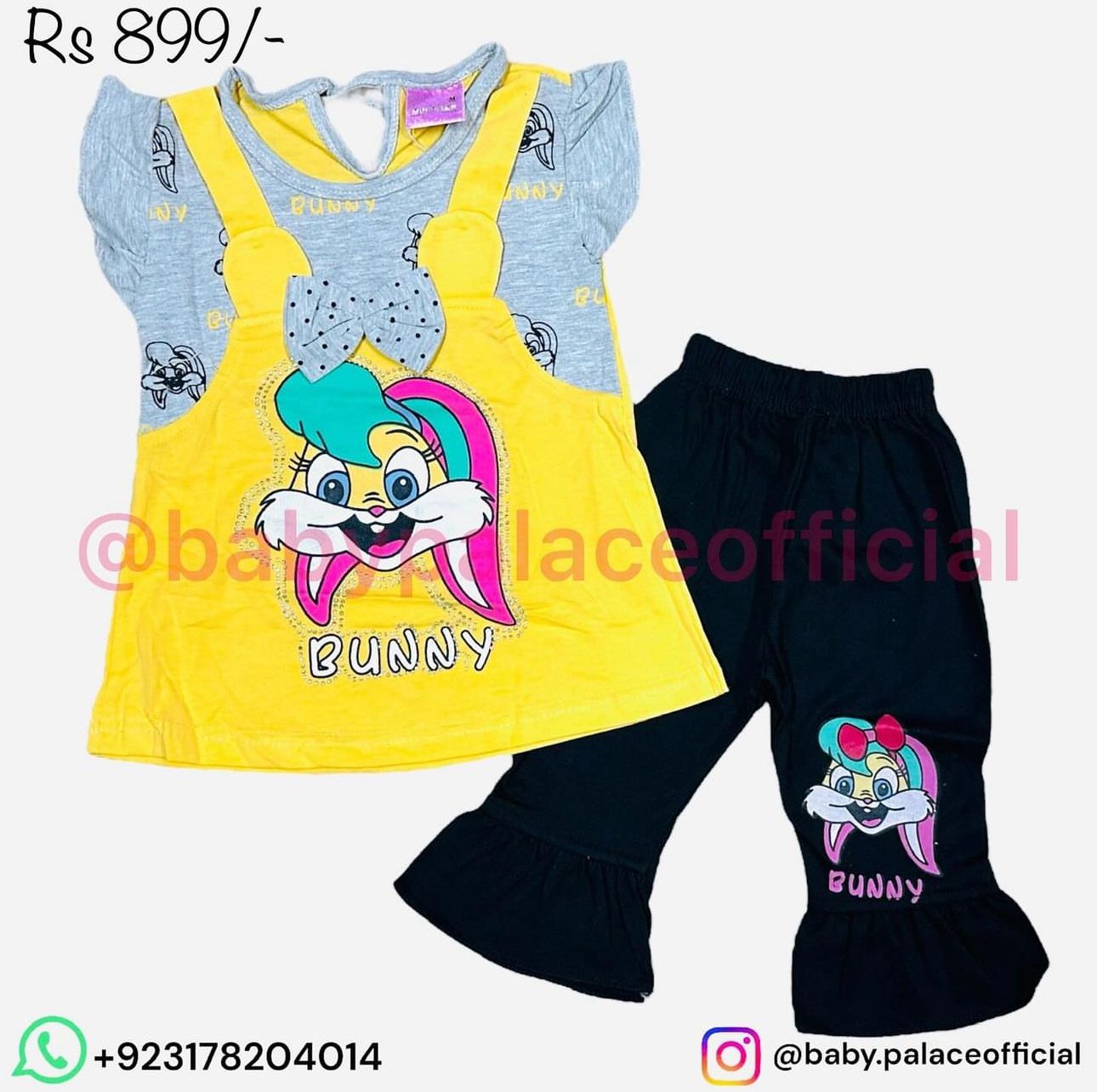 2 piece bunny outfit