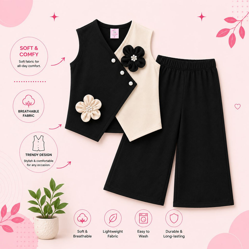 Little Princess Floral Co-Ord Set for Girls
