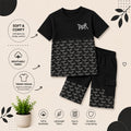 Boys Premium Printed T-Shirt & Cargo Shorts Co-Ord Set