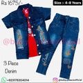 3 piece denim
