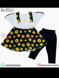 2 piece sunflower outfit